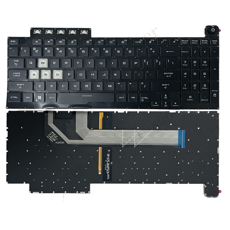 Keyboard Gaming Black - ASUS TUF 게이밍 F15 FX506 FA506