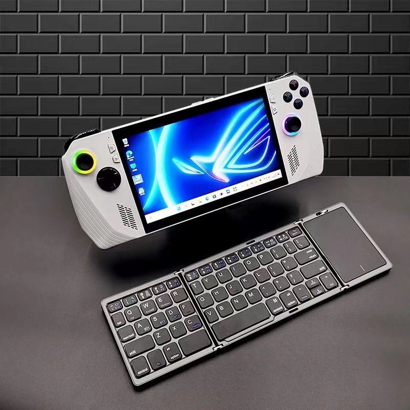 Gaming Keyboard Bluetooth - 여행용 Rog Ally 접이식 블루투스 키보드,