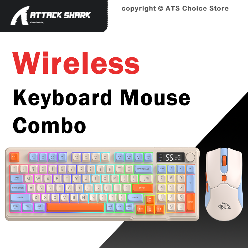 Gaming Keyboard Mouse Set - 프리울프 T96 무선 키보드 마우스 콤보,