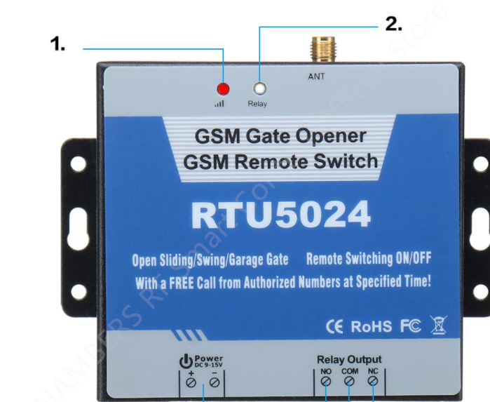 Switch Opener Tool - RTU5024 GSM 게이트 오프너 릴레이 스위치