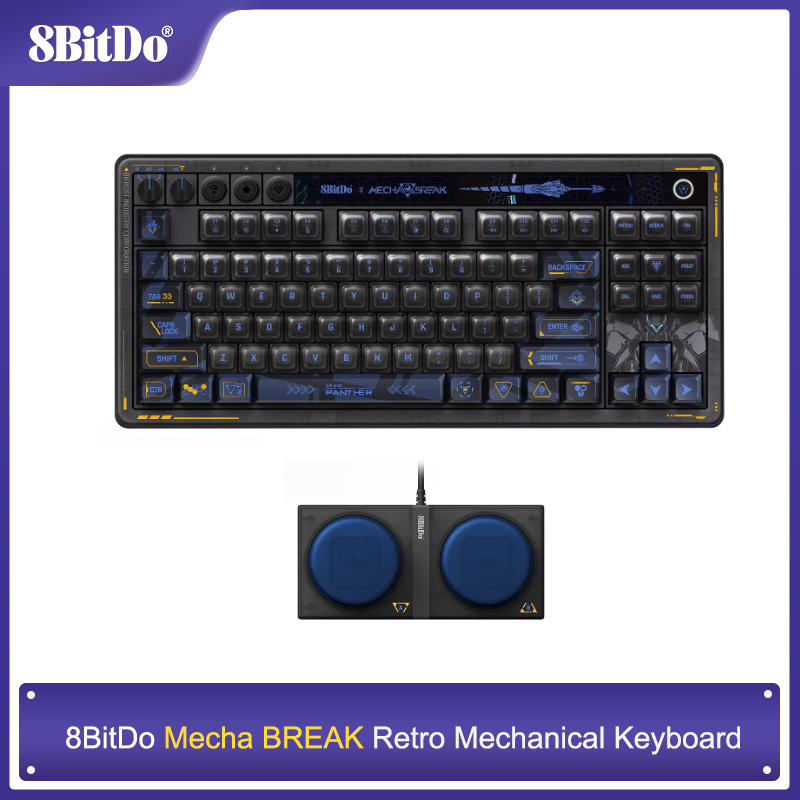 Gaming Keyboard Bluetooth - 8BitDo Retro 87 기계식 키보드 -