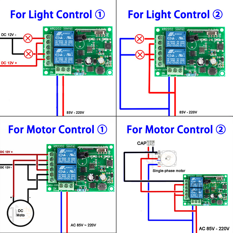 QIACHIP-2CH RF 원격 제어 스위치 컨트롤러  - Switch Opener Tool 리뷰 및 가격