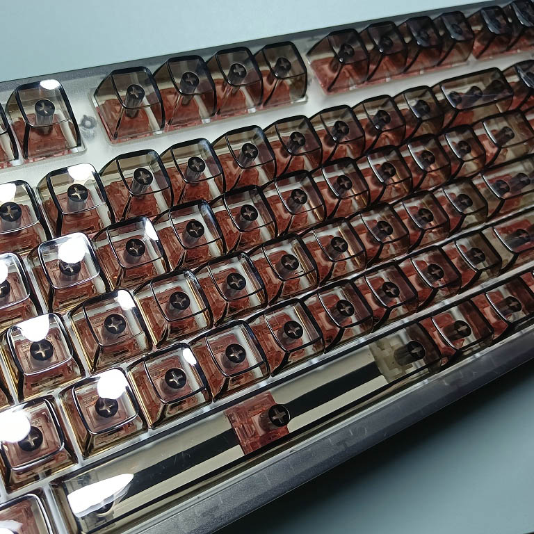 132 키 MX 스위치 용 크리스탈 투명 키 캡 기계식 - Keyboard Gaming Black 리뷰 및 가격