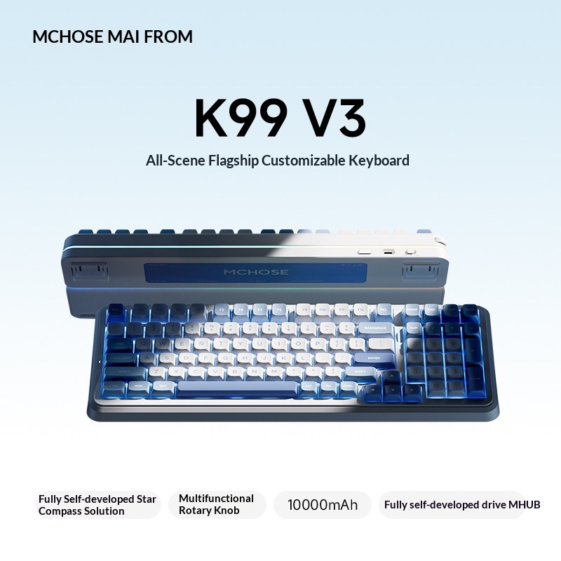 MCHOSE K99 V3 맞춤형 기계식 키보드 모드 무 - Gaming Keyboard Wireless 리뷰 및 가격