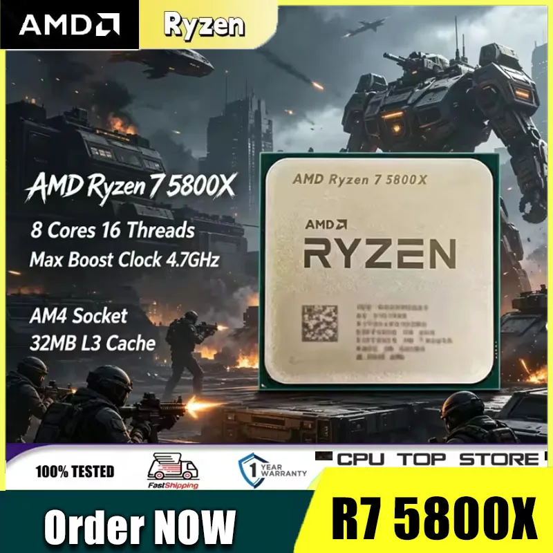 AMD 라이젠 7 5800X 트레이 CPU | 8C16 - Amd Cpu Ryzen 7 리뷰 및 가격
