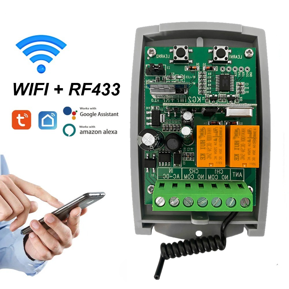 Tuya WIFI 차고 문 오프너 게이트 수신기 2ch - Switch Opener Tool 리뷰 및 가격