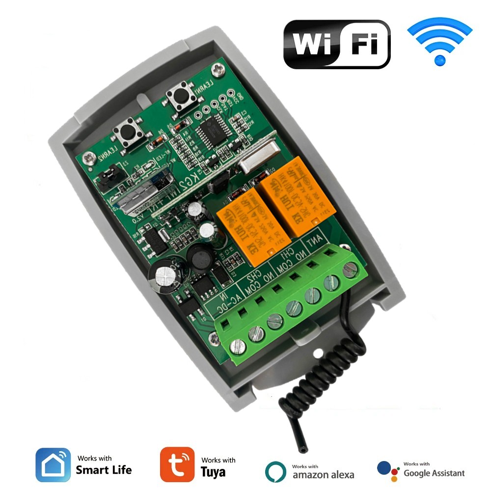 Tuya WIFI 차고 문 오프너 게이트 수신기 2ch - Switch Opener Tool 리뷰 및 가격