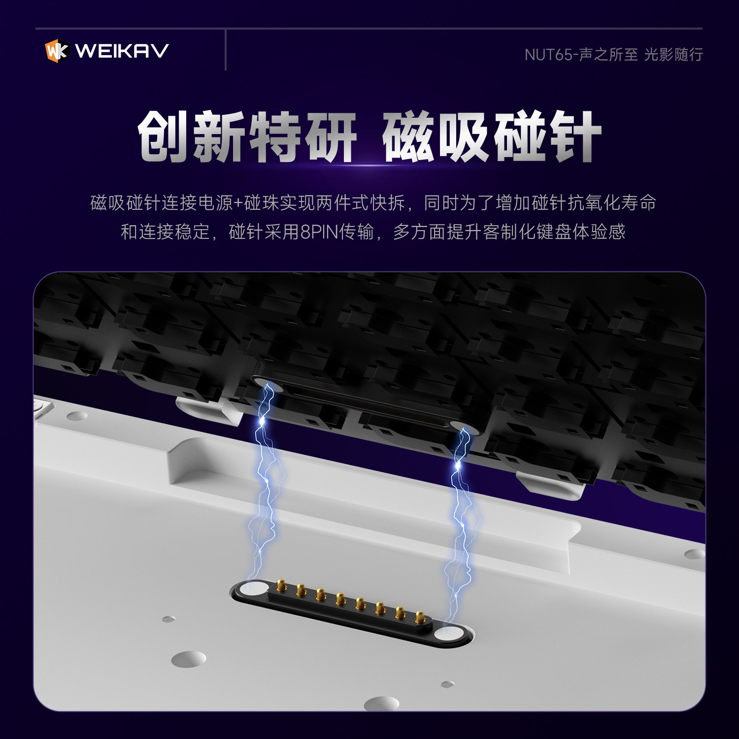 새로운 Weikav Nut65 알루미늄 기계식 키보드  - Gaming Keyboard Wireless 리뷰 및 가격