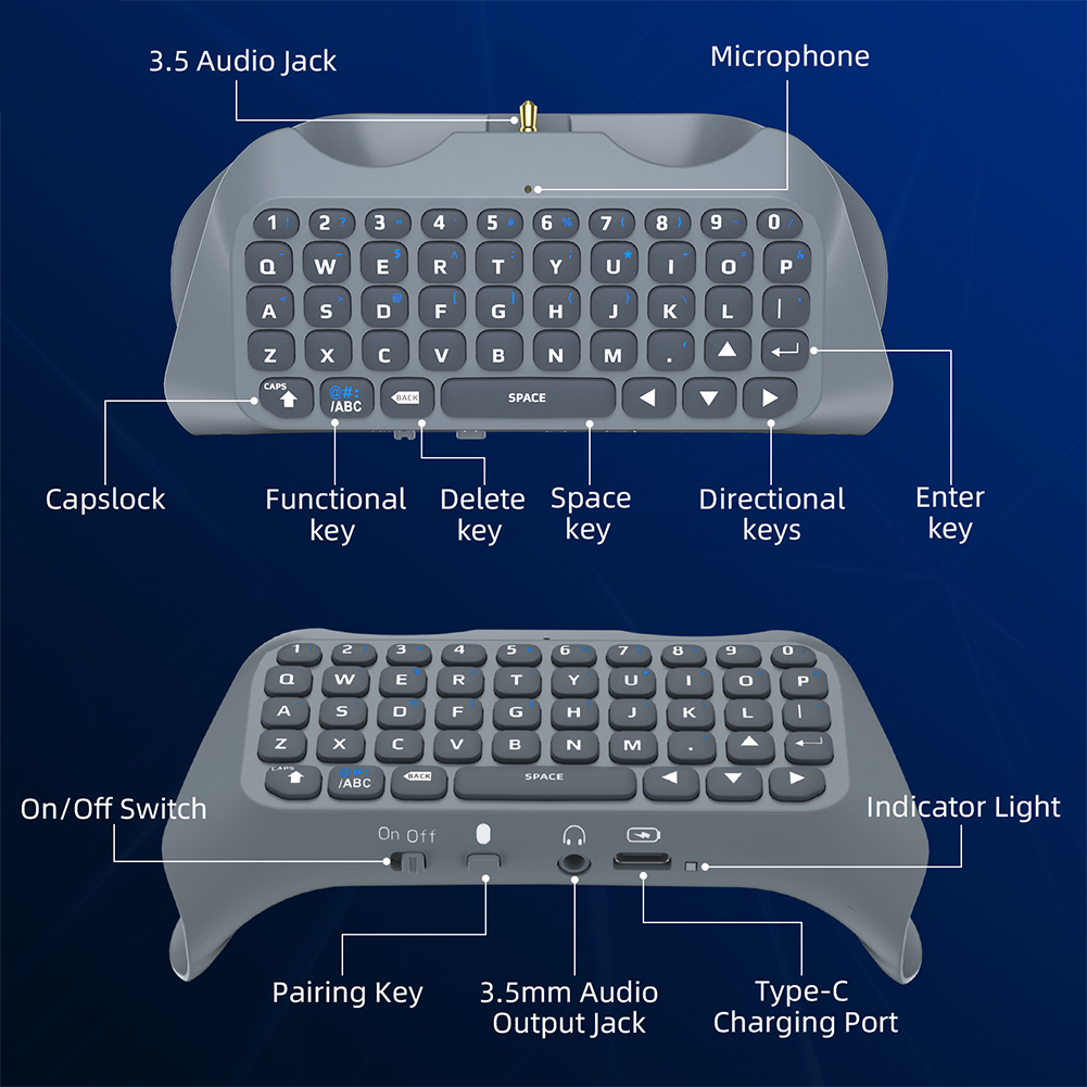 PlayStation 5용 무선 키보드 컨트롤러 블루투 - Gaming Keyboard Bluetooth 리뷰 및 가격