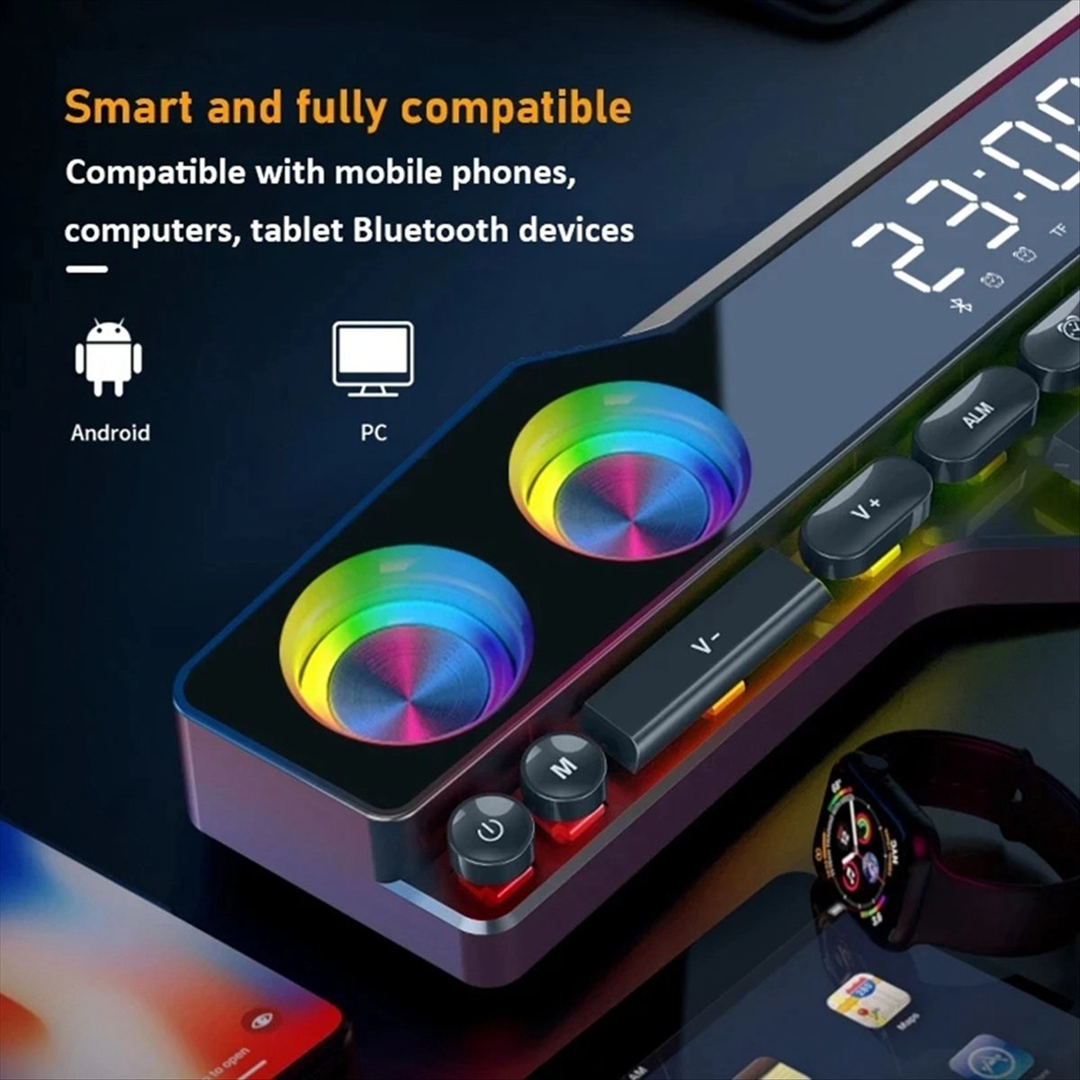 DTC5 V18 눈부신 컬러 스피커 홈 데스크탑 컴퓨터 - Gaming Keyboard Bluetooth 리뷰 및 가격