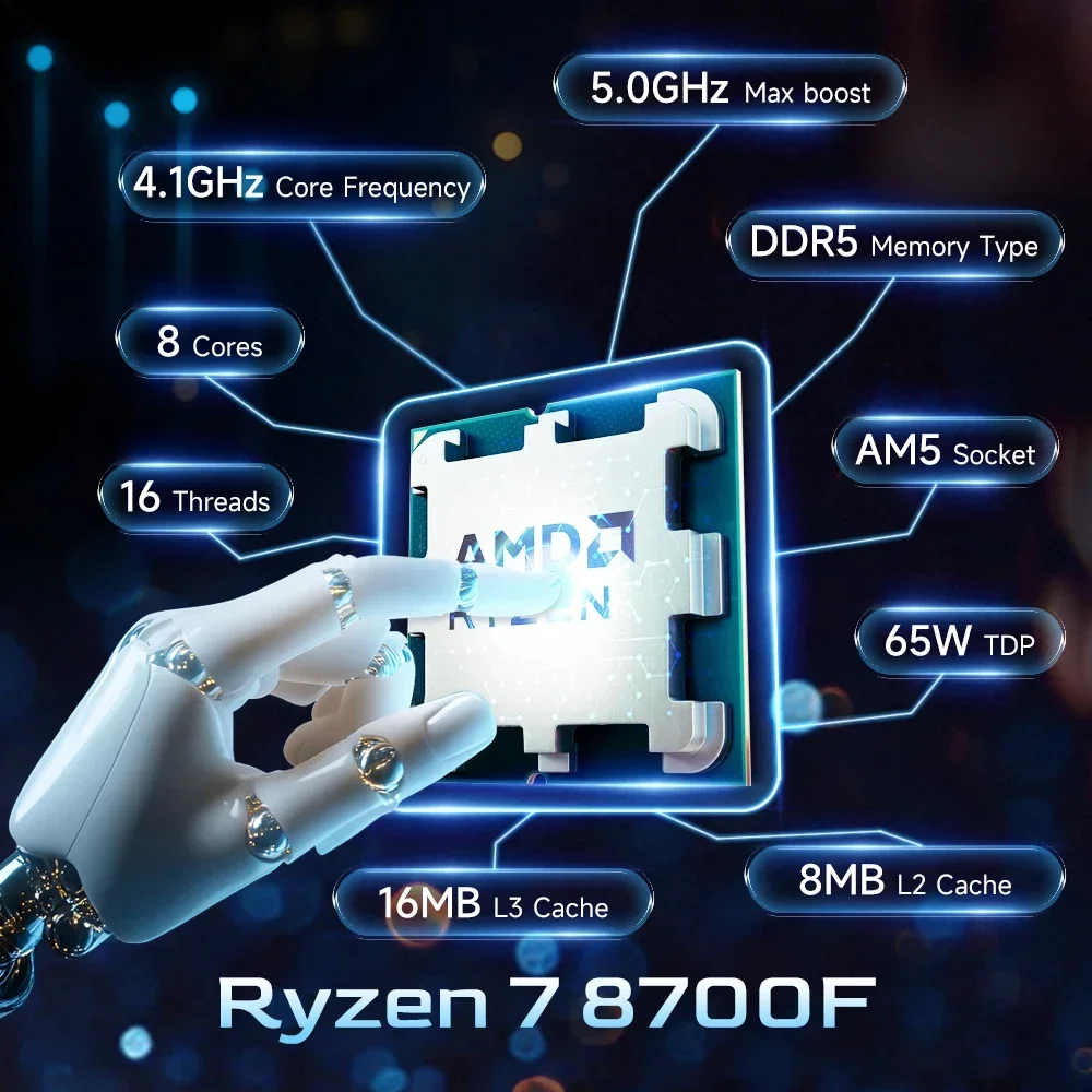 AMD R7 8700F Ryzen 7 8700F CPU - Amd Cpu Ryzen 7 리뷰 및 가격