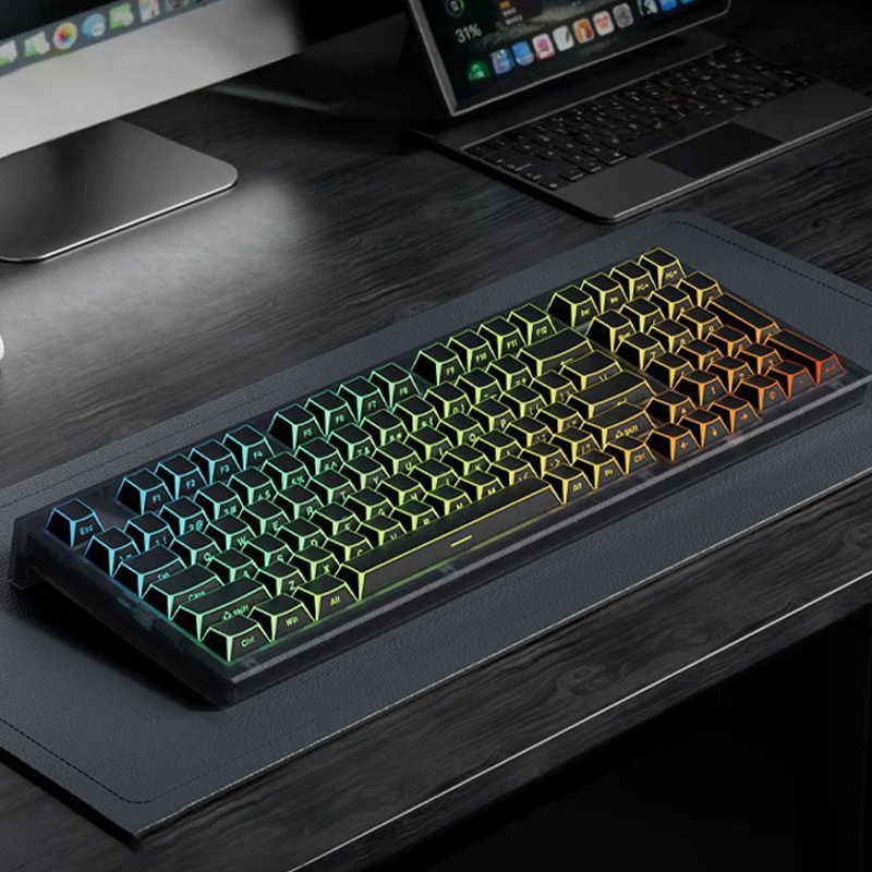 블랙 섀도우 폴드 사이드 프린트 쉬인스루 PBT 키캡  - Keyboard Gaming Black 리뷰 및 가격