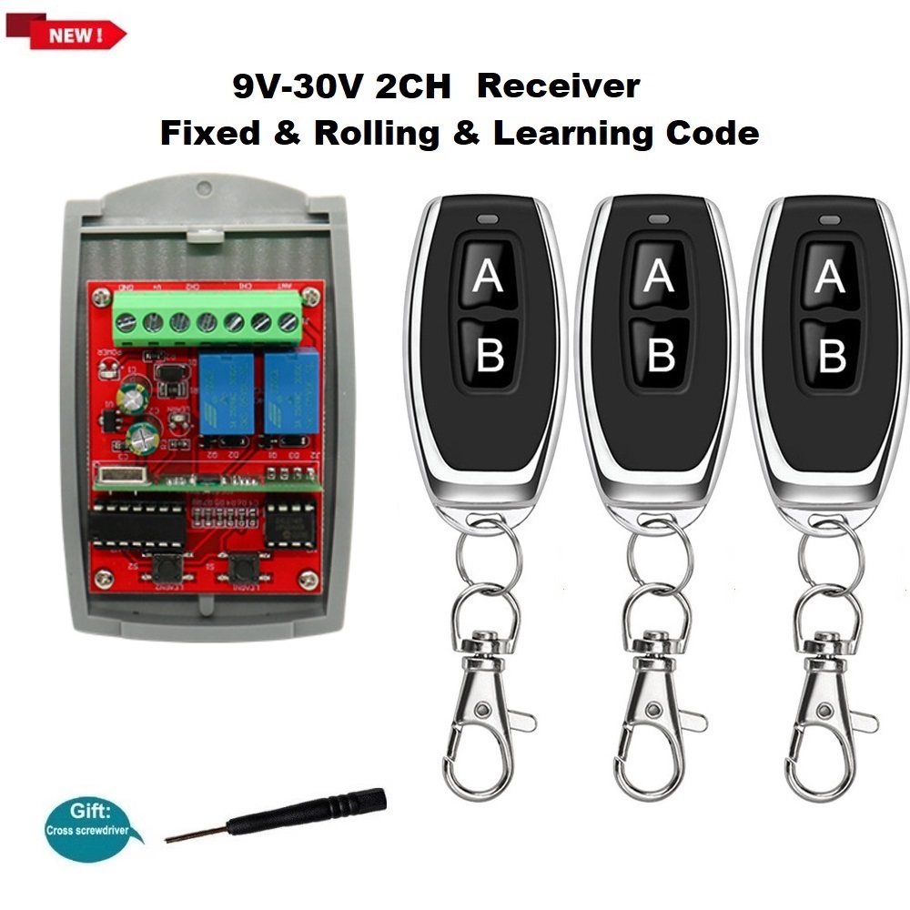 범용 차고 문짝 리시버, 433MHz 스위치 송신기,  - Switch Opener Tool 리뷰 및 가격