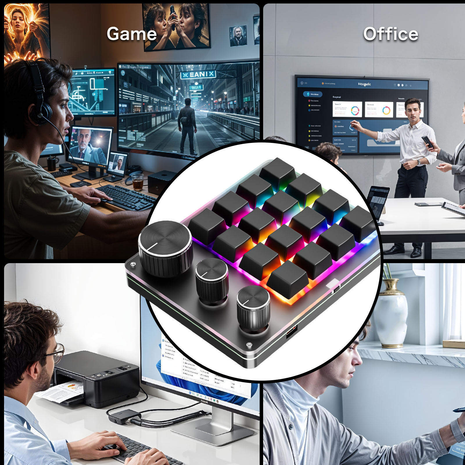 16키 2.4G 맞춤형 기계식 키보드 블루투스 3가지  - Gaming Keyboard Bluetooth 리뷰 및 가격