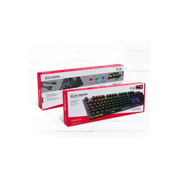 오리지널 도매 하이퍼엑스 알로이 오리진스 기계식 RGB - Gaming Keyboard Hyperx 리뷰 및 가격