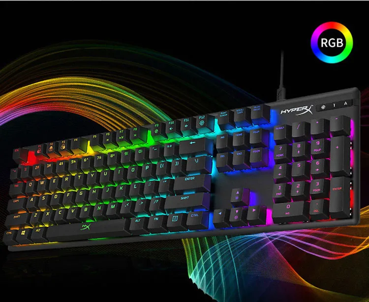 오리지널 도매 하이퍼엑스 알로이 오리진스 기계식 RGB - Gaming Keyboard Hyperx 리뷰 및 가격