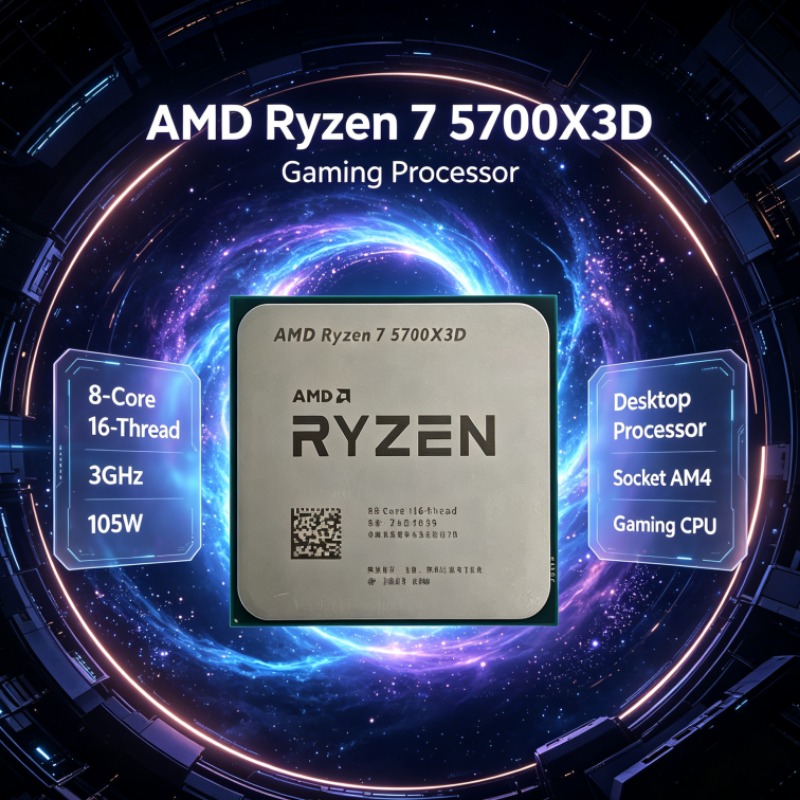 AMD 라이젠 7 5700X3D 데스크탑 CPU, DD - Amd Cpu Ryzen 7 리뷰 및 가격