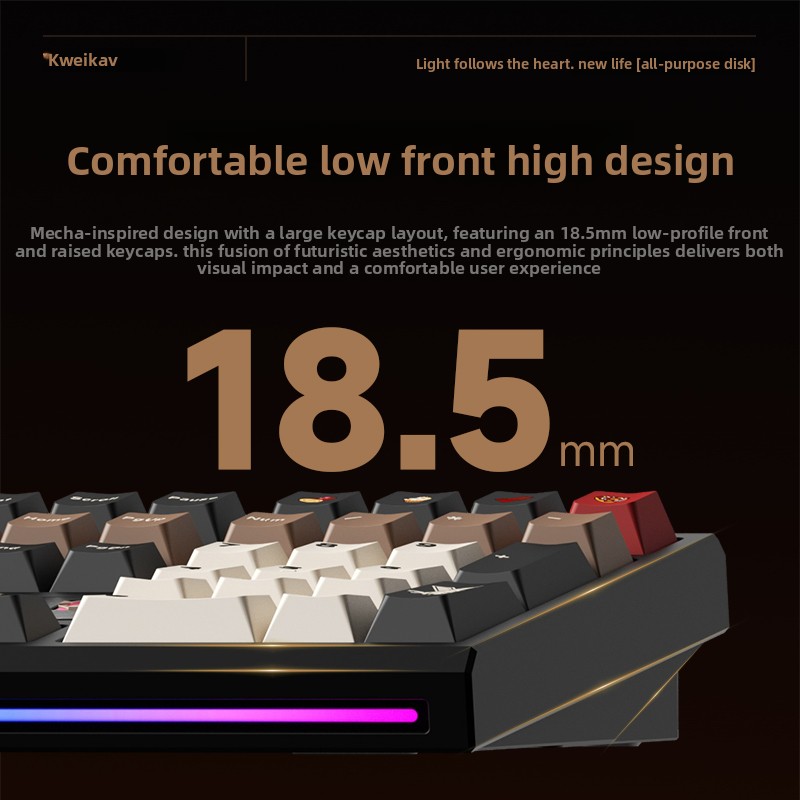 WEIKAV NUT108 기계식 키보드 알루미늄 합금  - Gaming Keyboard Wireless 리뷰 및 가격
