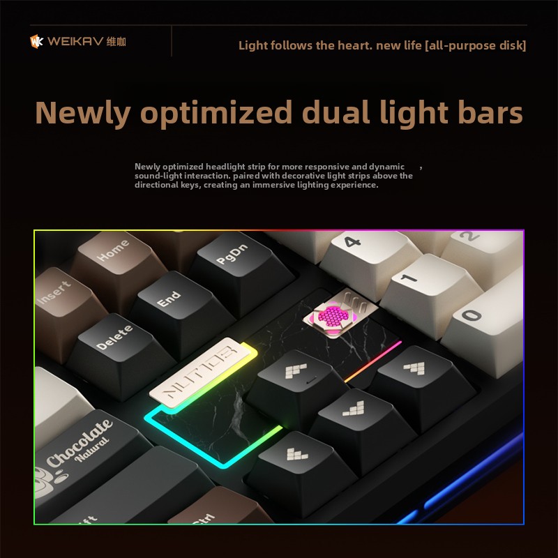 WEIKAV NUT108 기계식 키보드 알루미늄 합금  - Gaming Keyboard Wireless 리뷰 및 가격