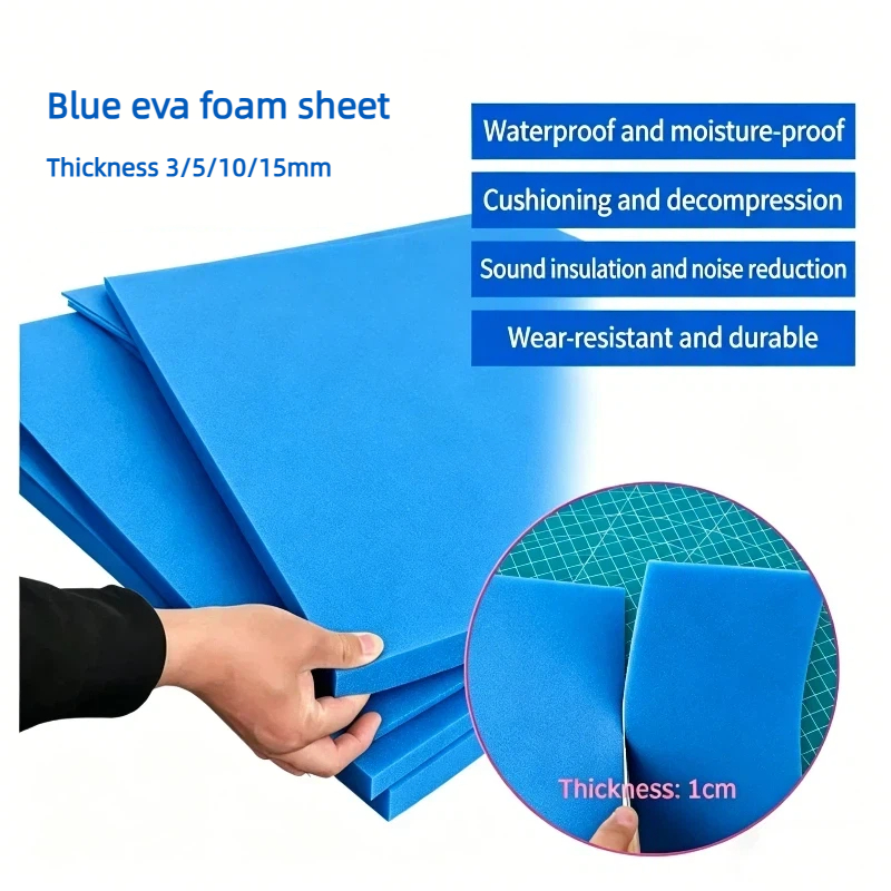 1pc 두께 3/5/10/15mm 블루 EVA 폼 시트 - Pe Foam Sheet 리뷰 및 가격