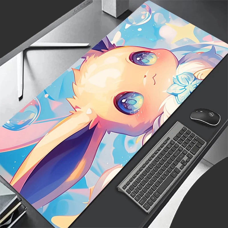 P-포켓몬 이브이 애니메이션 게임용 마우스 패드, PC - Gaming Keyboard En Mouse 리뷰 및 가격