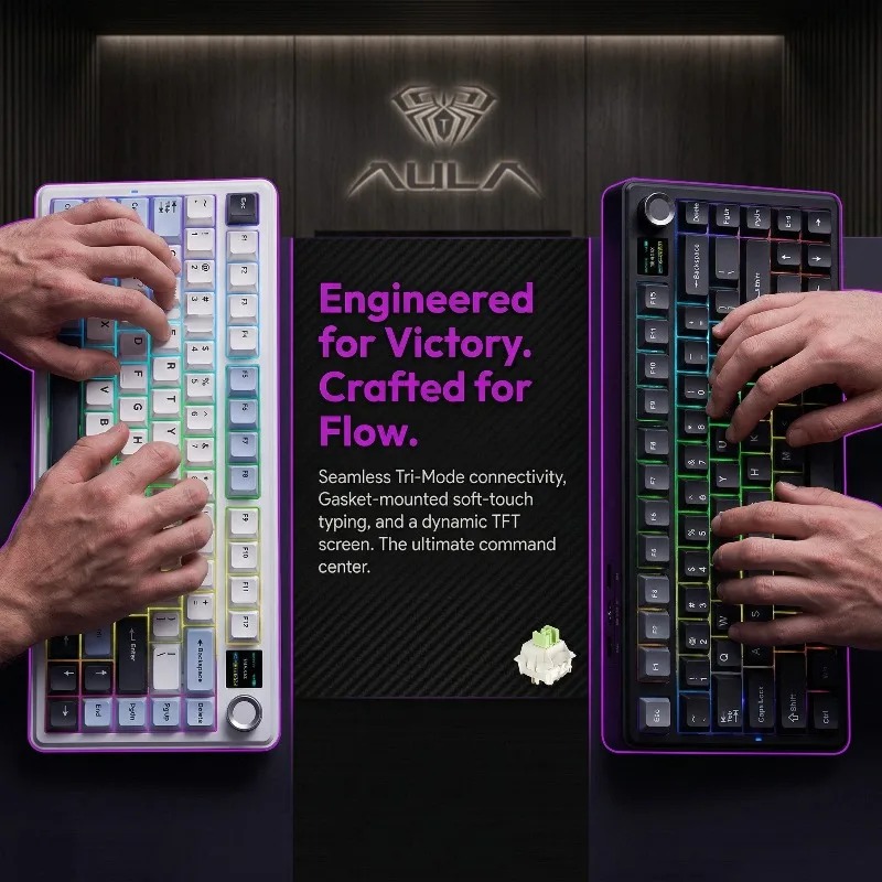 AULA F75 Max 기계식 키보드 75% 레이아웃  - Gaming Keyboard Wireless 리뷰 및 가격
