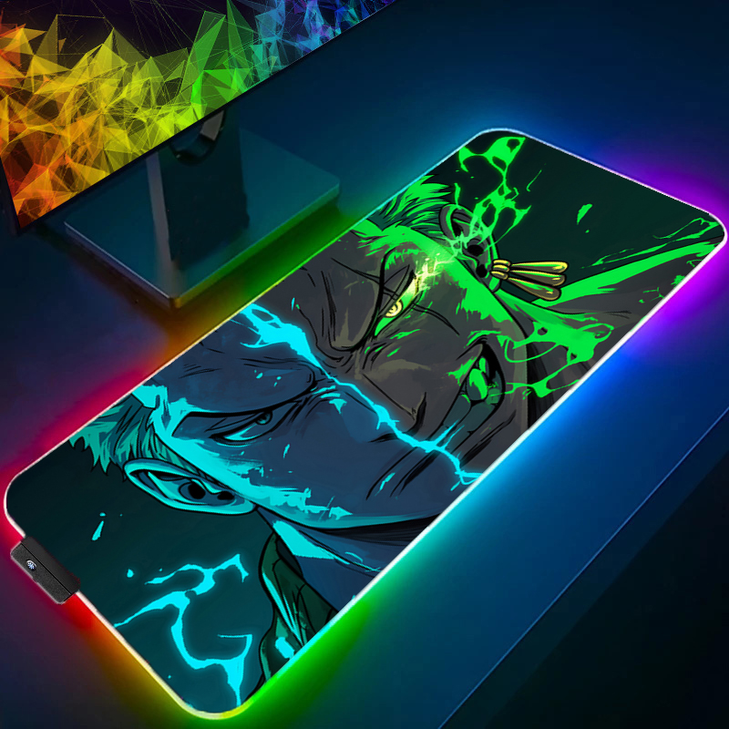 원피스 조로 마우스 패드 RGB 게임 액세서리 Gabi - Gaming Keyboard En Mouse 리뷰 및 가격
