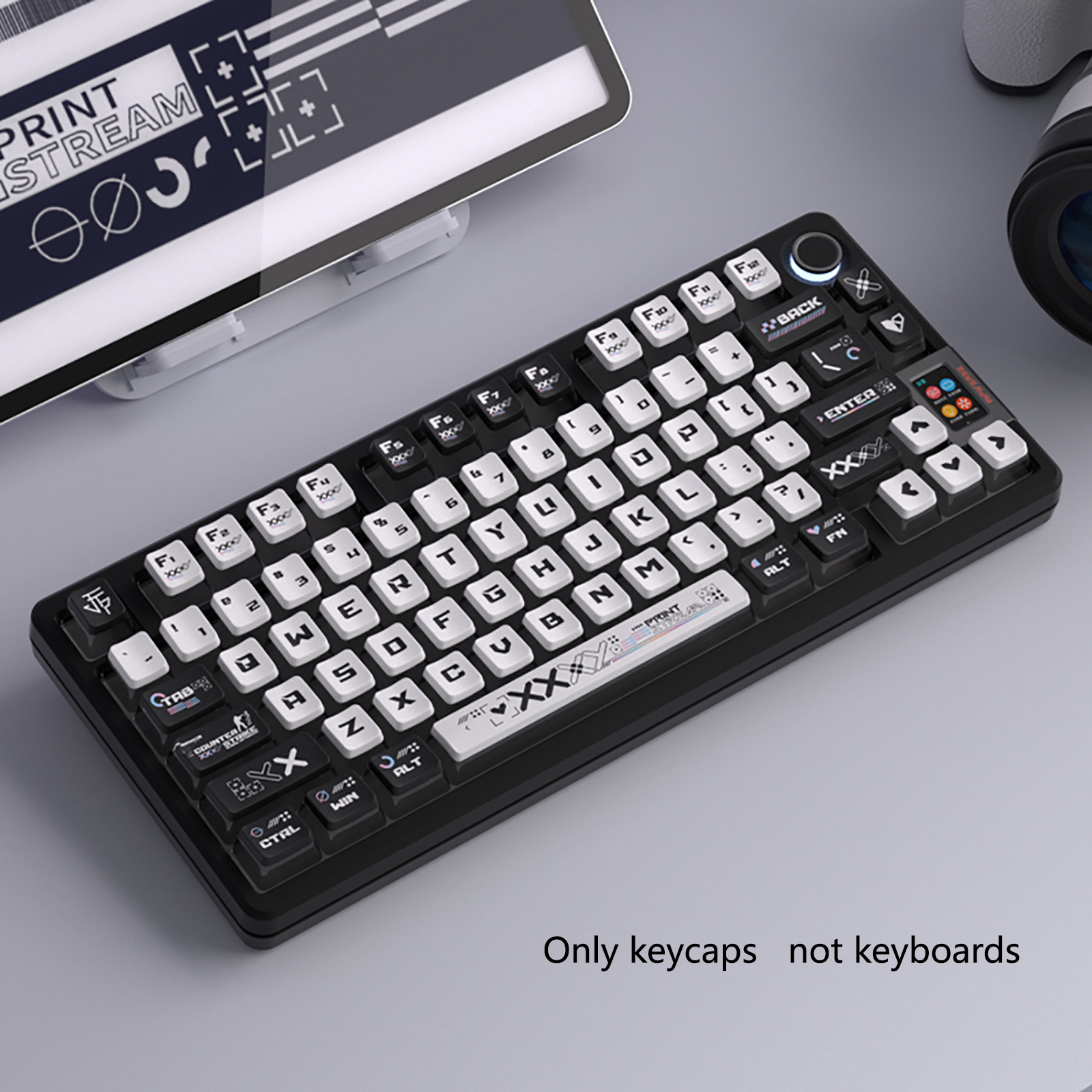 122 키 블랙 화이트 푸딩 테마 키캡 키캡 4면 투명 - Keyboard Gaming Black 리뷰 및 가격