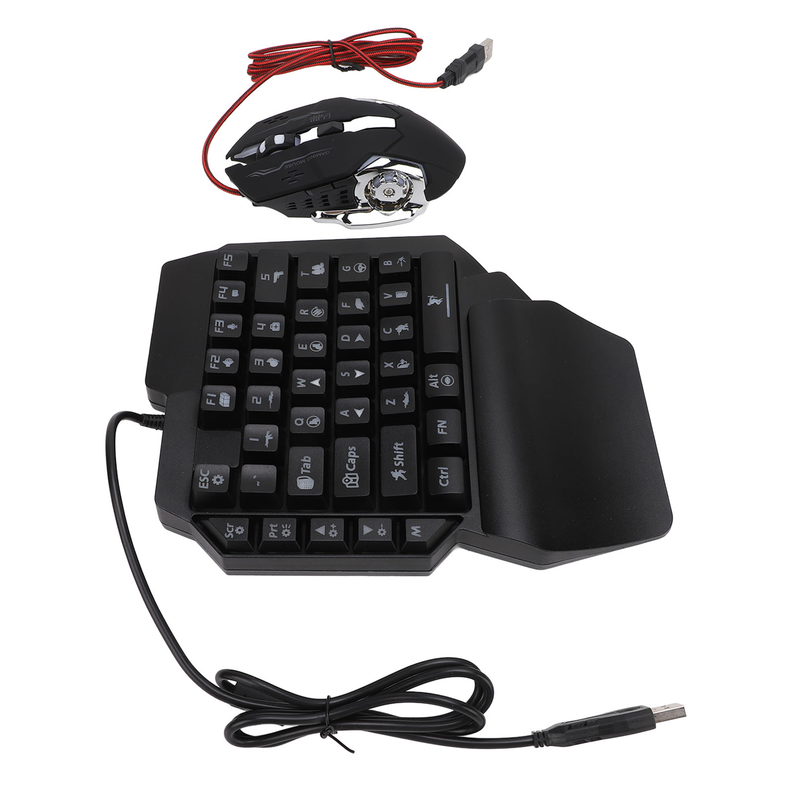 키보드 마우스 변환기 세트 반응형 한 손 키보드 마우스 - Gaming Keyboard Mouse Set 리뷰 및 가격