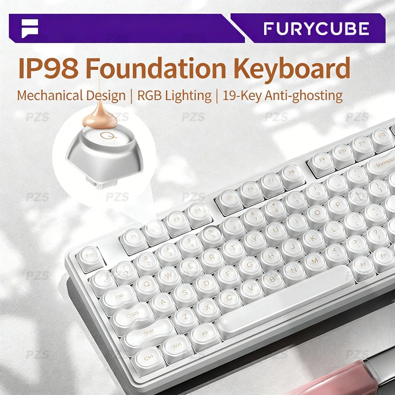 IP98 FURYCUBE 유선 게이밍 멤브레인 키보드  - Gaming Keyboard Ip98 리뷰 및 가격