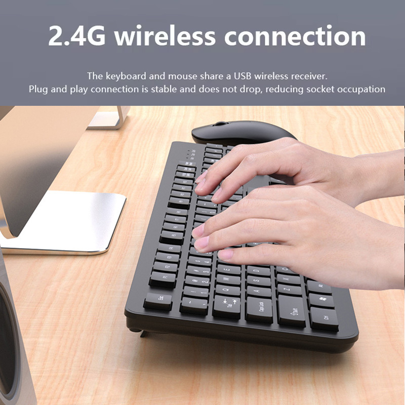 2.4G 무선 키보드 마우스 세트 104키 표준 키보드 - Gaming Keyboard Mouse Set 리뷰 및 가격