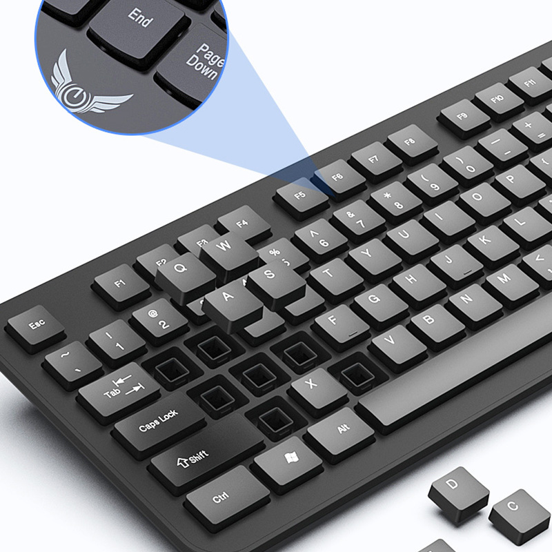 2.4G 무선 키보드 마우스 세트 104키 표준 키보드 - Gaming Keyboard Mouse Set 리뷰 및 가격