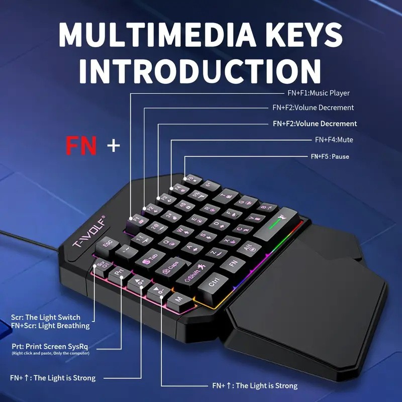 FocusOnPC TF900 2-in-1 모바일 게임  - Gaming Keyboard Mouse Set 리뷰 및 가격