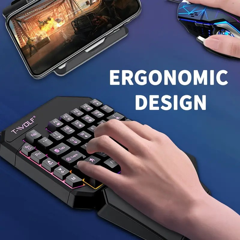 FocusOnPC TF900 2-in-1 모바일 게임  - Gaming Keyboard Mouse Set 리뷰 및 가격