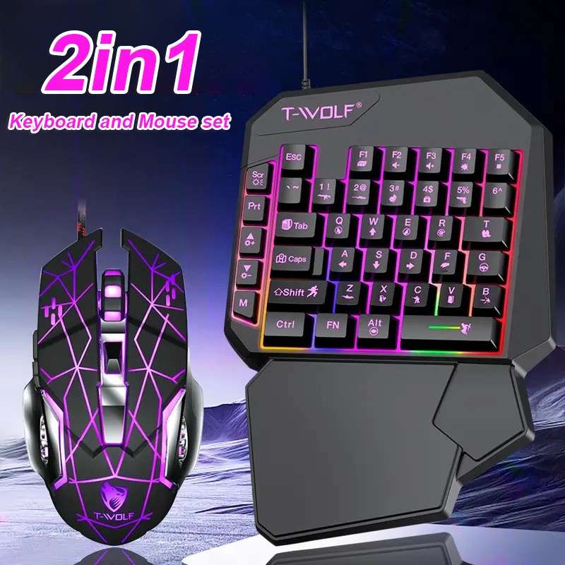 FocusOnPC TF900 2-in-1 모바일 게임  - Gaming Keyboard Mouse Set 리뷰 및 가격