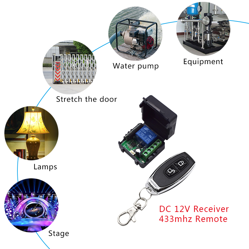차고 문 오프너에 대 한 433 MHz DC 12V 2 - Switch Opener Tool 리뷰 및 가격