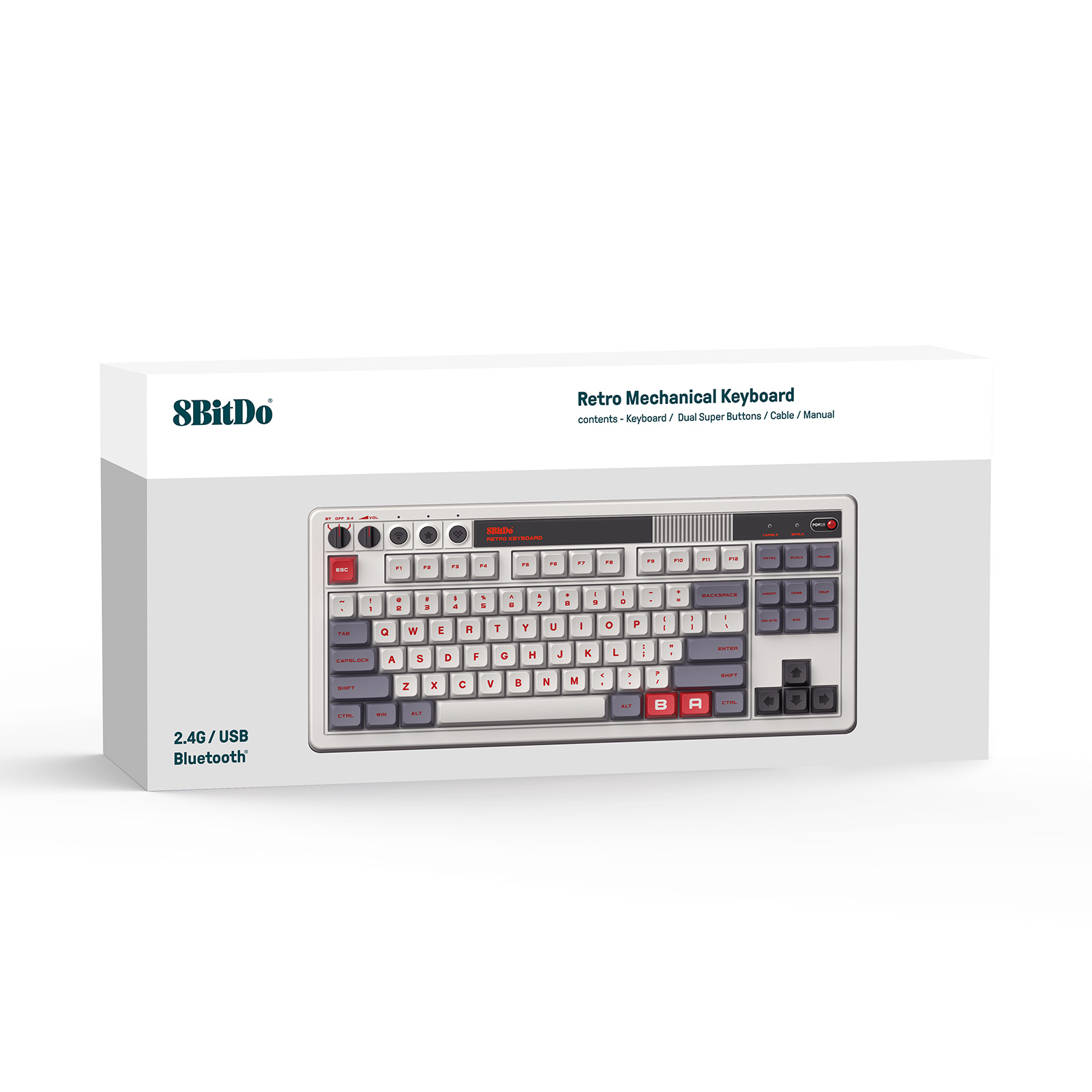 8Bitdo 레트로 기계식 키보드, 블루투스, 2.4G - Gaming Keyboard Bluetooth 리뷰 및 가격