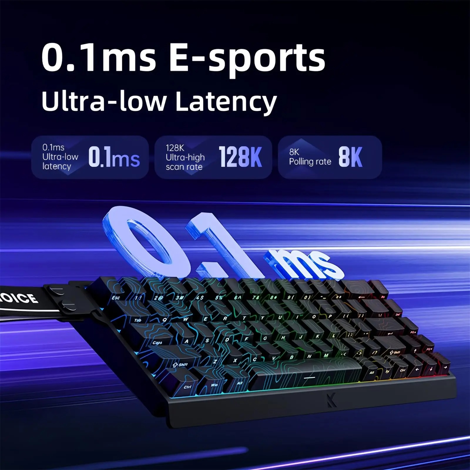 MCHOSE ACE 68 마그네틱 스위치 게이밍 키보드 - Gaming Keyboard Hall Effect Switches 리뷰 및 가격